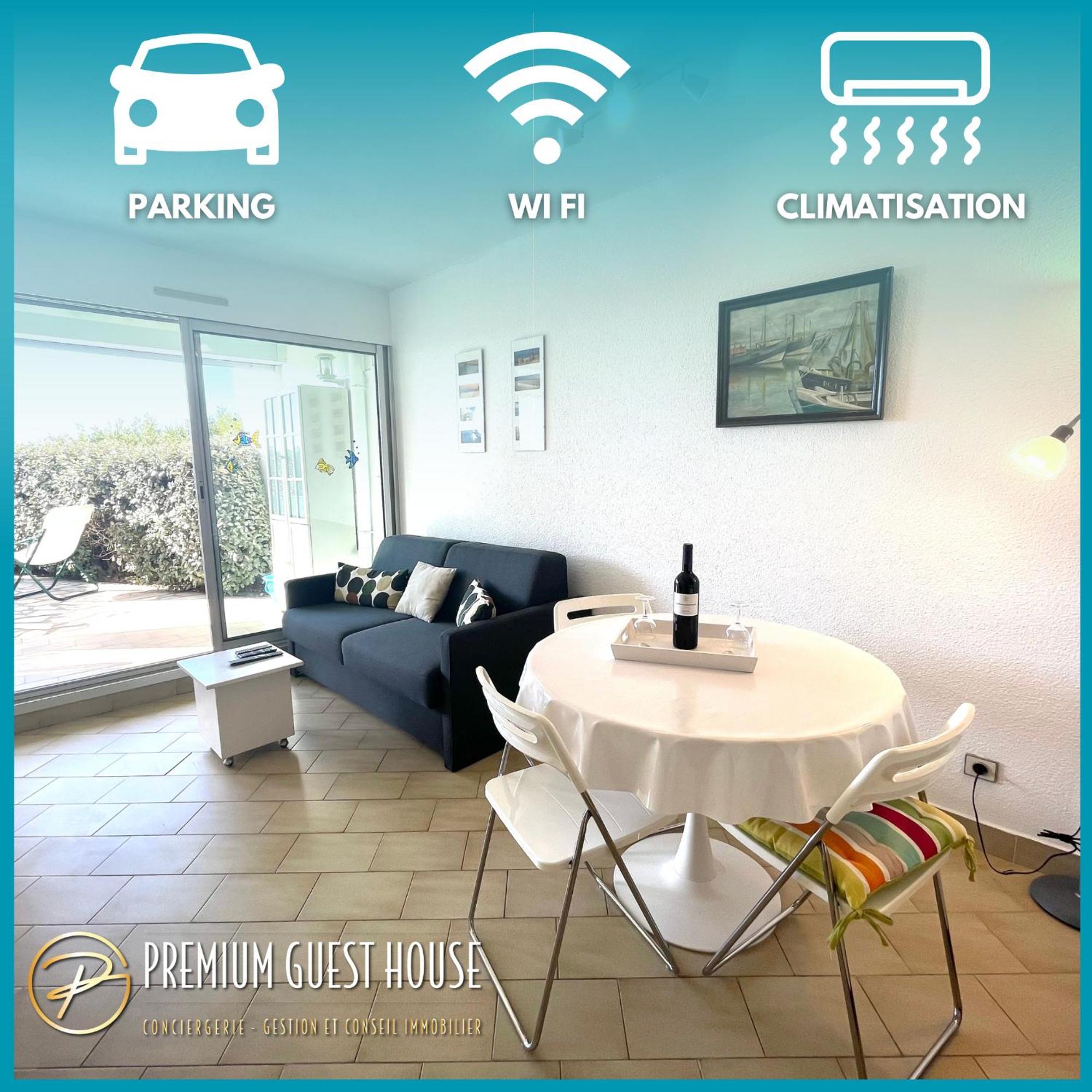 Ferienwohnung Pgh N26 - Premiere Ligne, Jardin Et Parking Prive La Grande-Motte Exterior foto